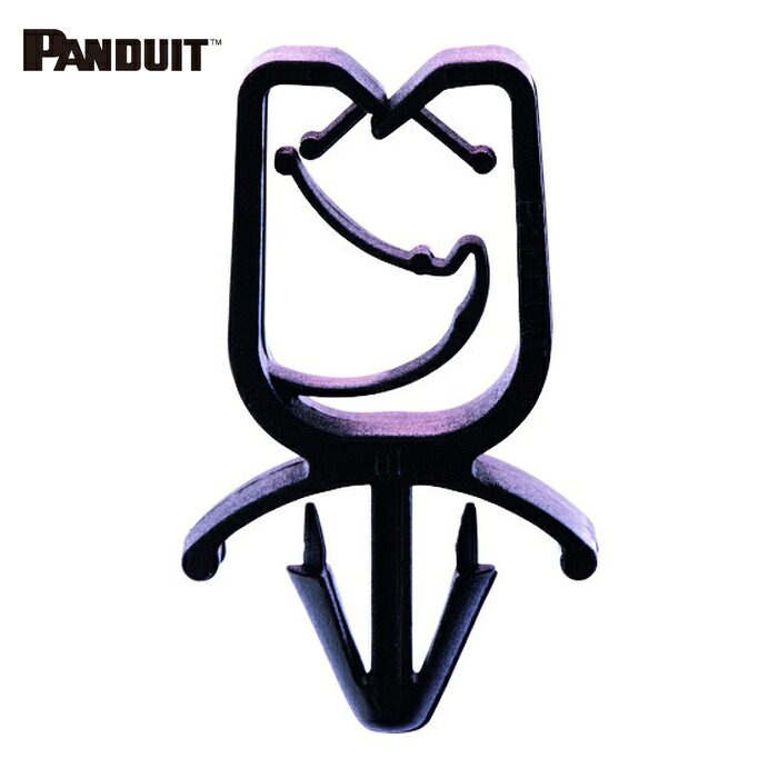 パンドウイット PANDUIT HCMP06B12-M20 ハーネスクリップ 黒 1000 個入 HCMP06B12-M20 (1袋)