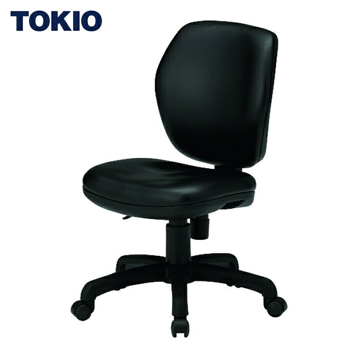 TOKIO オフィスチェア FST-77L ブラック(レザー) (1脚) FST-77LBK