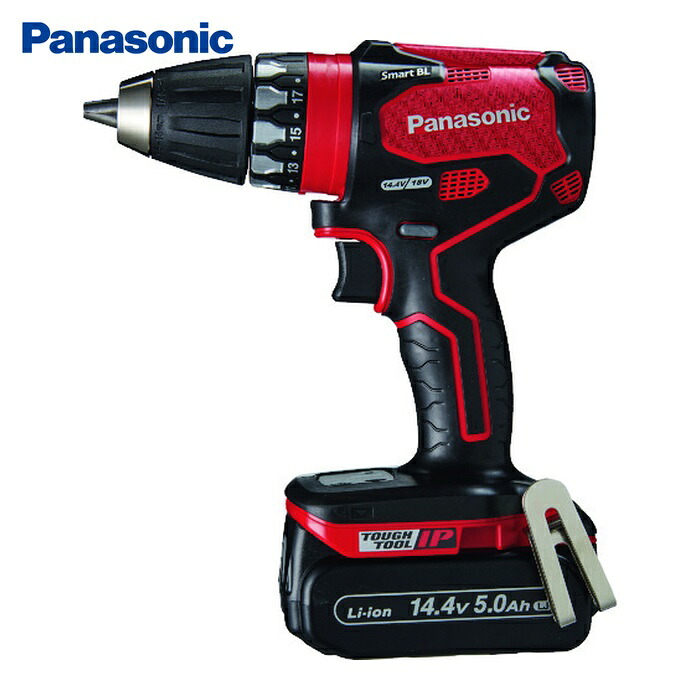 パナソニック Panasonic EZ74A3LJ2F-R デュアル 14.4V5.0Ah 充電式ドリルドライバー 赤 (1台)|工具ランド