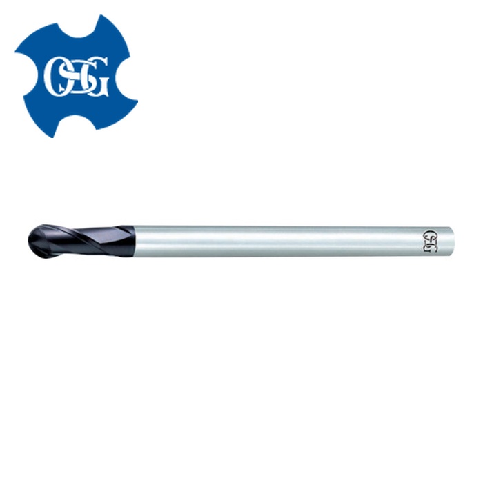 OSG オーエスジー FX-LS-MG-EBD-R2.5 超硬ボールエンドミル FXコート2刃ロングシャンク ボール半径2.5mm 8541050 (1本)｜工具ランド