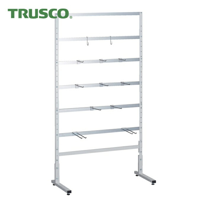 トラスコ TRUSCO FHRフリーハンガーラック 900X395XH1644 バー6段 (1台) FHR-6N