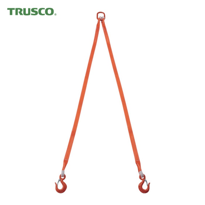 トラスコ TRUSCO 2本吊ベルトスリングセット 35mm幅X2m 吊り角度60&deg;時荷重1.72t(最大使用荷重2t) (1S) G35-2P20｜工具ランド
