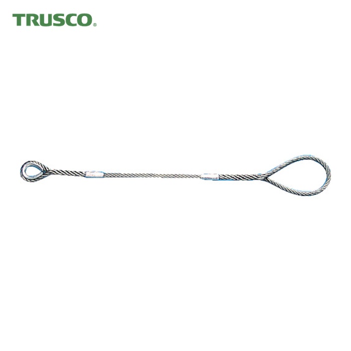 トラスコ TRUSCO Wスリング Bタイプ 片端シンブル入り 12mmX1m (1本) GRB-12S1
