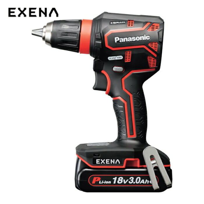 パナソニック EXENA EZ1DD1N18D-R 充電ドリルドライバー (1台)｜工具ランド 46,675円