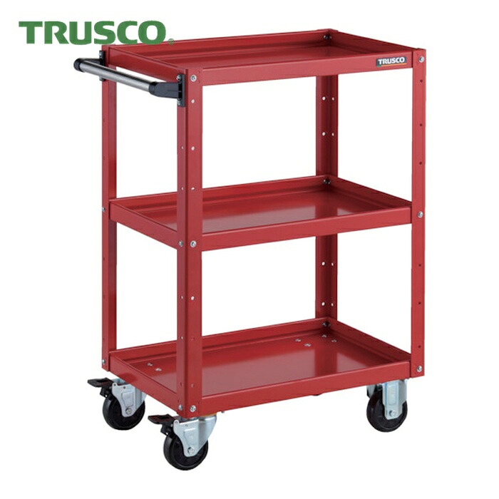 トラスコ TRUSCO ツールワゴン イーグルワゴン 600X400XH880 レッド (1台) EGW-963-RR|工具ランド