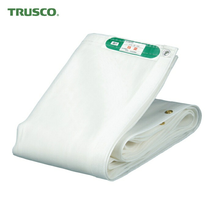 トラスコ TRUSCO ソフトメッシュシートα 幅3.6mX長さ5.4m (1枚) GM-3654A (W)