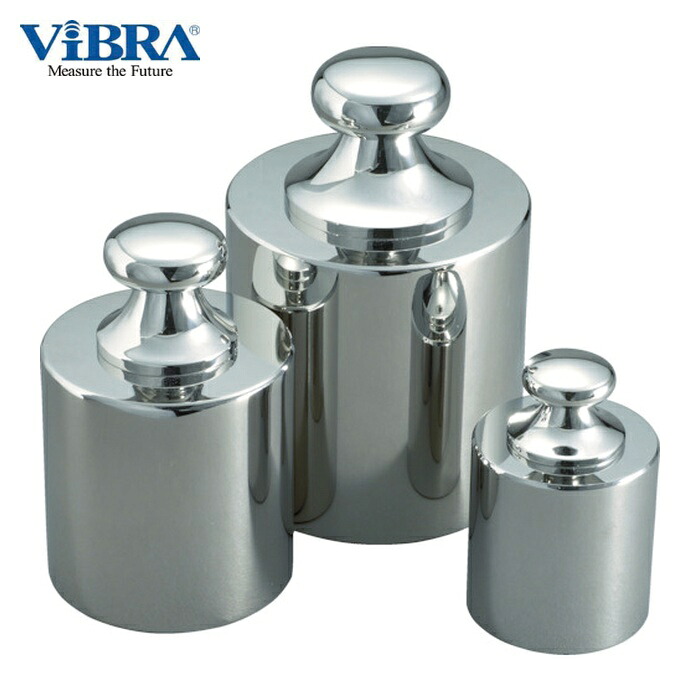 VIBRA 新光陰電子 F2CSB-5K F2CSB-5K 円柱重し 5kg F2級(非磁性ステンレス鋼) (1個)