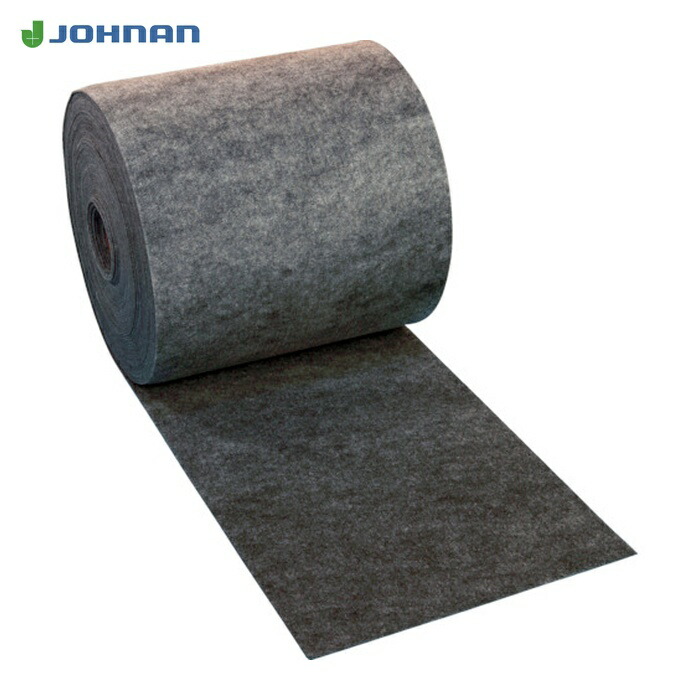 JOHNAN 油吸収材 アブラトール ロール 幅1000mm×長さ50m巻 油吸収量166L (1巻) ER-100-0.3