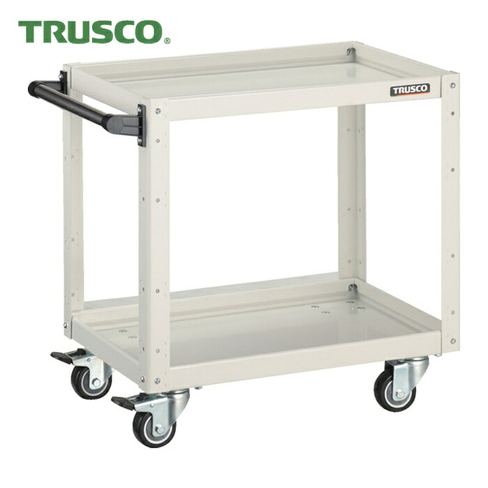 トラスコ TRUSCO ツールワゴン イーグルワゴン 600×400×H600 ウレタン4輪自在 ホワイト (1台) EGW-662UJ-W|工具ランド
