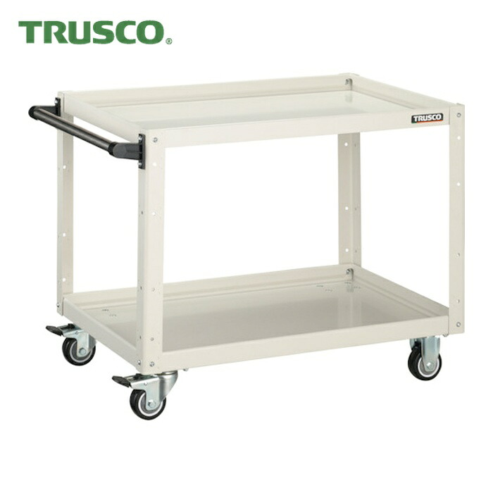 トラスコ TRUSCO ツールワゴン イーグルワゴン 750X500XH600 ウレタン車輪 ホワイト (1台) EGW-672U-W|工具ランド