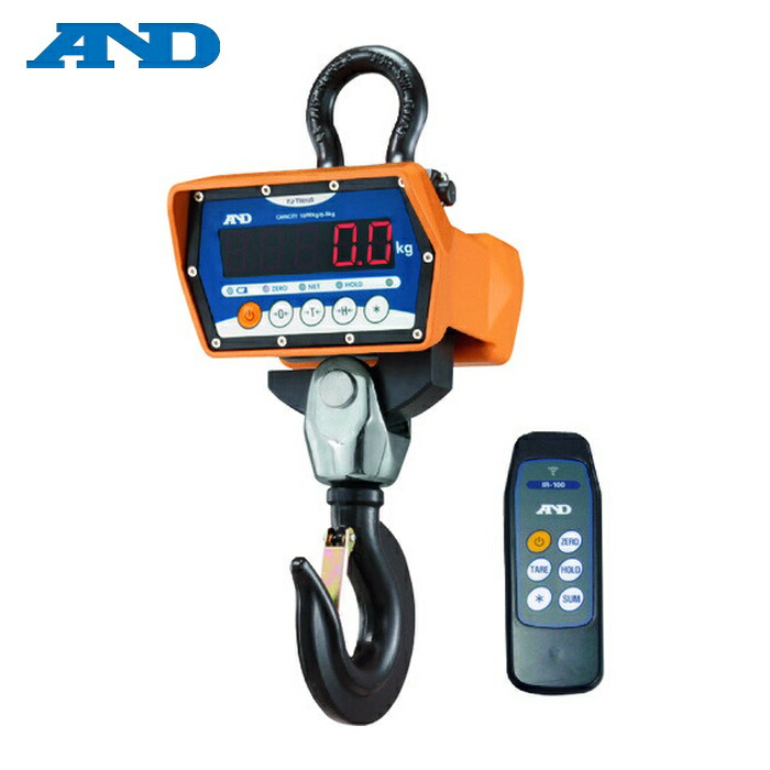 A&D エーアンドディ FJ-T001IS ホイストスケール クレーンスケール 1000kg 最小表示0.5kg (1台)|工具ランド