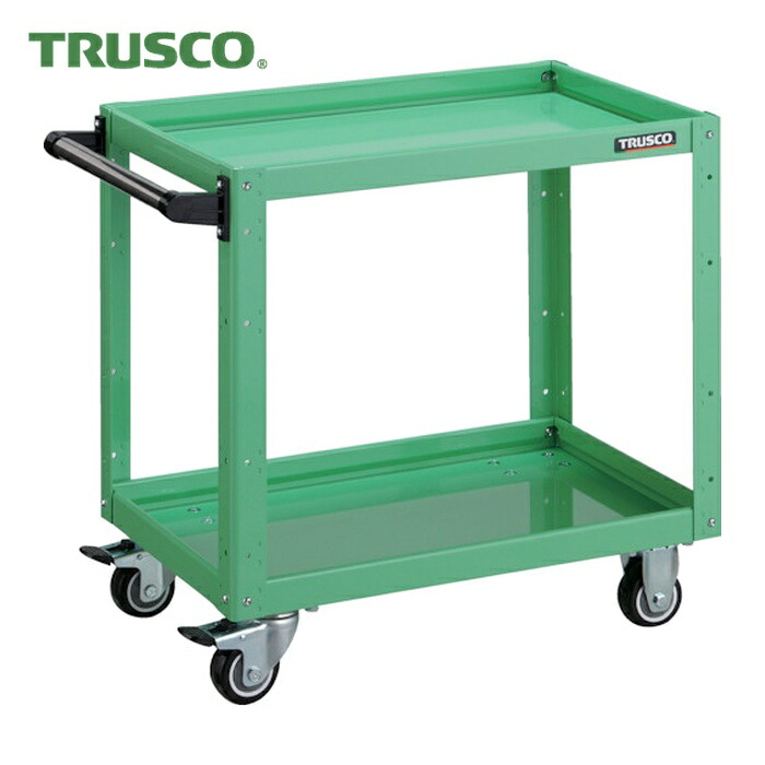 トラスコ TRUSCO 物の具手押し車 鷲手押し車 600X400XH600 ウレタン拷問台 若い衆緑であること (1台) EGW-662U-YG