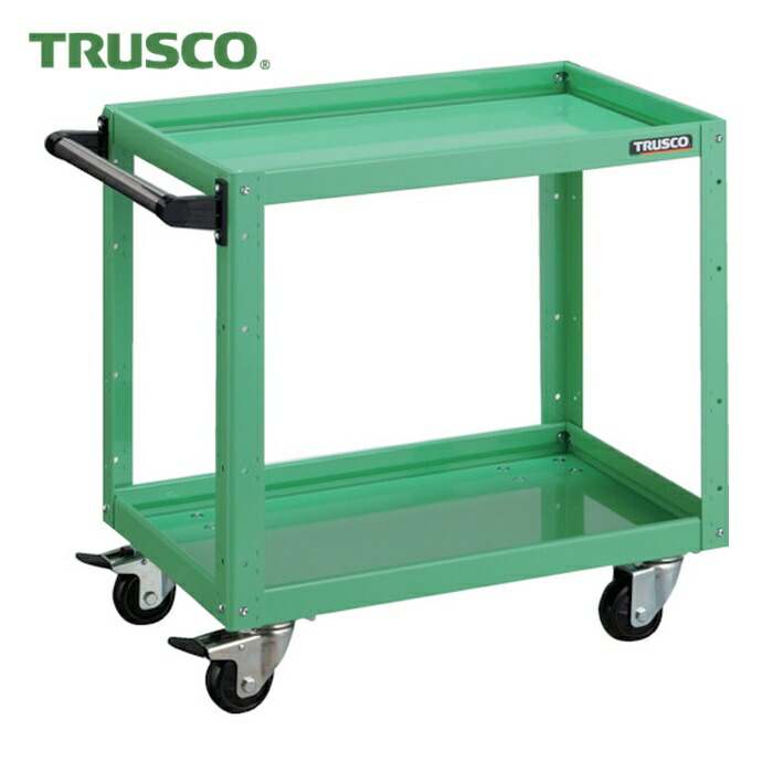 トラスコ TRUSCO 物の具手押し車 鷲手押し車 600X400 4輪自在 若い衆緑であること (1台) EGW-662J-YG