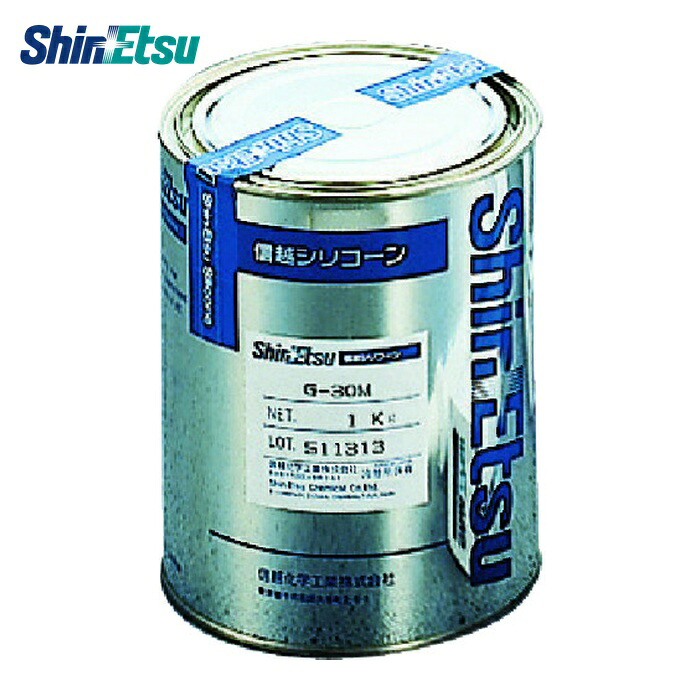 信越化学 シリコーングリース 1kg M (1個) G30M-1｜工具ランド