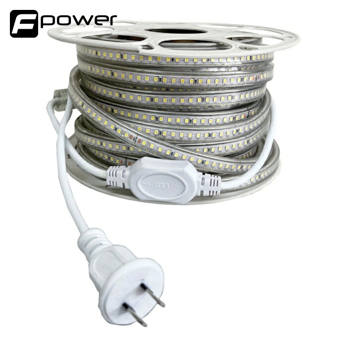富士倉 LEDロープライト 片面発光 20M 白色 (1巻) FRL-W20M 17,484円