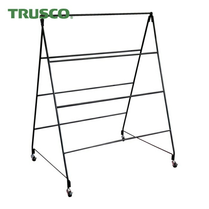 トラスコ TRUSCO 折り畳みハンガーラックA型(キャスター付き)1200×900×H1500 (1台) FHR-A1215|工具ランド