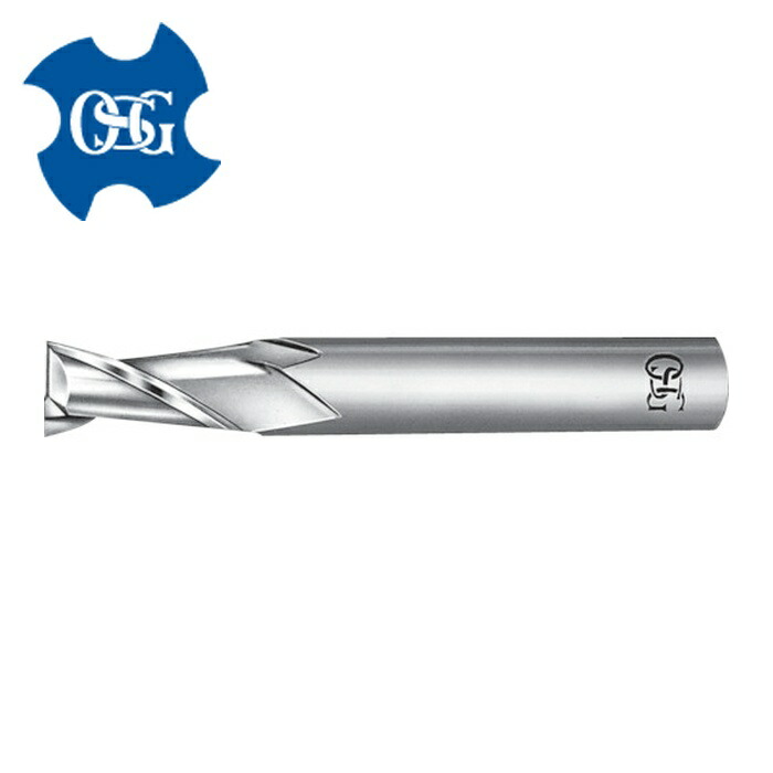 OSG オーエスジー EDS-43 ハイススクエアエンドミル 2刃ショート 刃径43mm シャンク径42mm 80053 (1本)|工具ランド