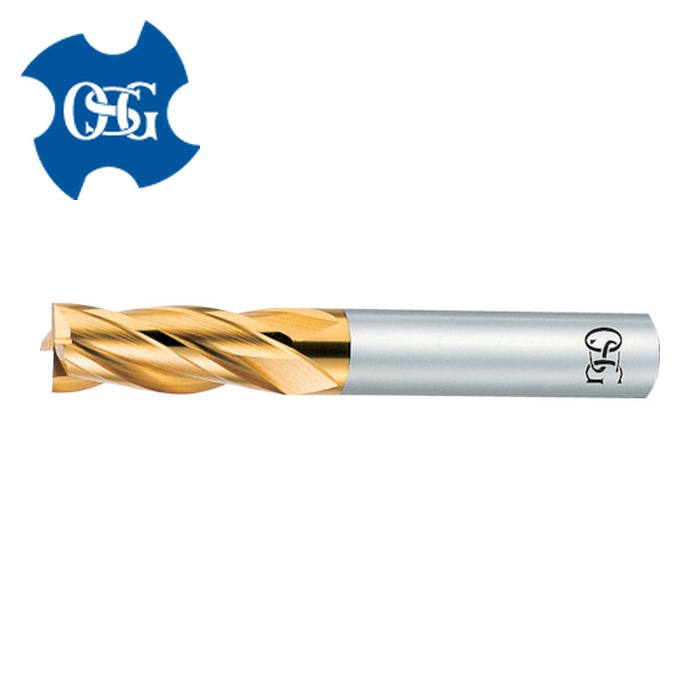 OSG オーエスジー EX-TIN-EMS-25.0 ハイススクエアエンドミル TiNコート多刃ショート 刃径25mm シャンク径25mm 88235 (1本)