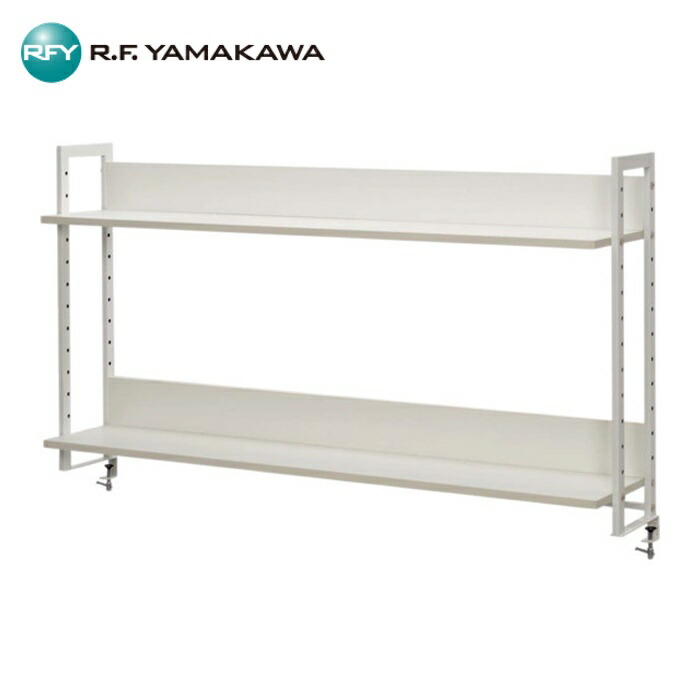 アールエフヤマカワ 細工物学習机2上置ハイシェルフW1400 白いこと (1台) GZUSRH2-1400WH