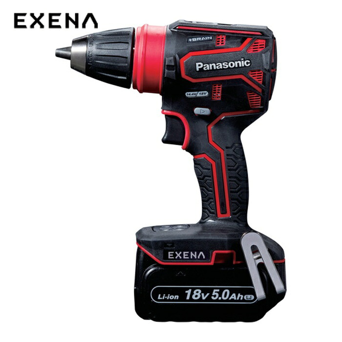 パナソニック EXENA EZ1DD4J18D-R 充電ドリルドライバー (1台)