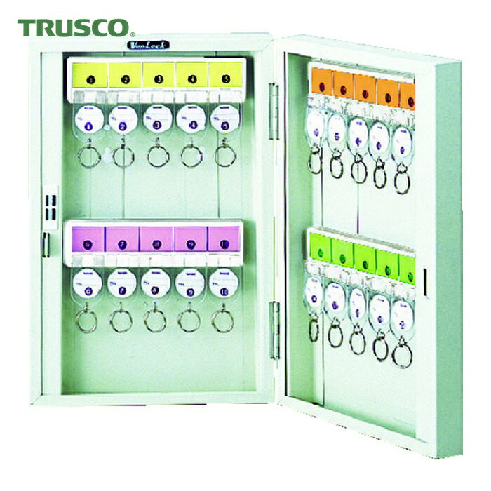 トラスコ TRUSCO キーボックス 鍵付タイプ ホルダ数20個 (1台) K-20 8,330円