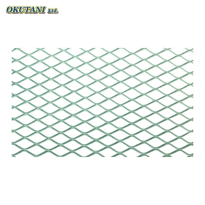 OKUTANI 奥谷金網 アルミエキスパンドメタル 0.8T×SW7/LW14 1000×1000 (1枚) EX-AL-T0.8SW7LW14-1000X1000
