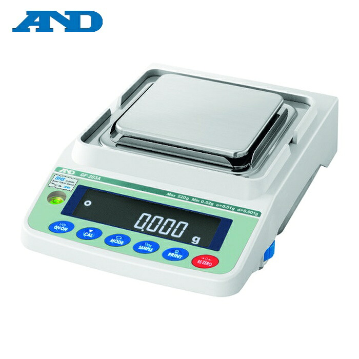 A&D エーアンドディ GF203A 汎用電子天びん 220g/0.001g (1台)|工具ランド