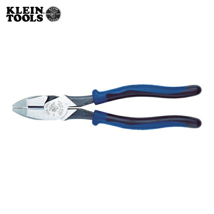 KLEIN TOOLS J213-9NE ペンチ 偏芯タイプ コンフォートハンドル 250mm (1丁)