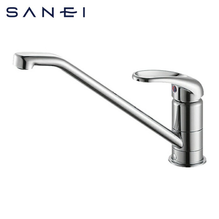 SANEI 三栄水栓 K87110TJK-13 シングルワンホール混合栓 (1台)