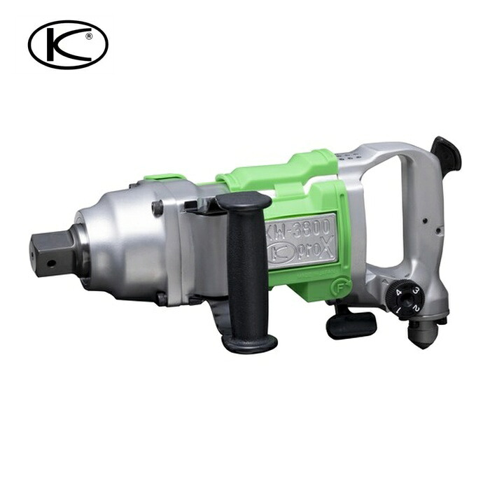 空研 KW-3800PROXG 1inSQ超軽さN型大型エアインパクトレンチ(25.4粍角) KW-3800proXG (1台)