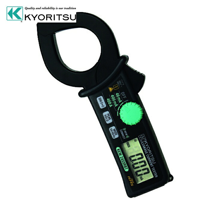 共立灯し火表示計器 KEW2433RBT 目こぼし電流・厄介なもの電流位置づける用クランプメータ(Bluetooth積み上げる) (1台)