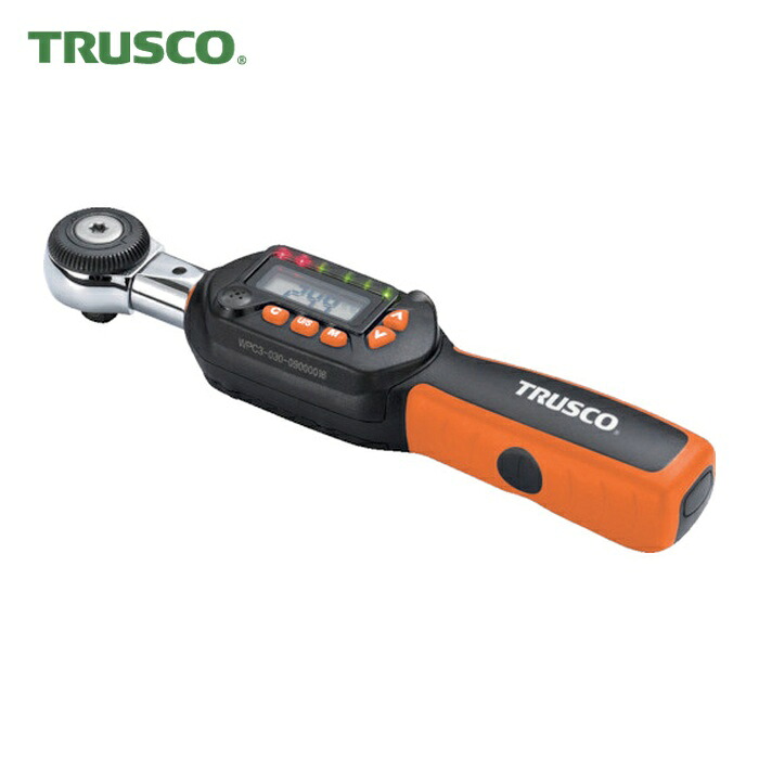 トラスコ TRUSCO ヘッド交換式ラチェットデジタルトルクレンチ 差込角9.5mm 6~30Nm (1個) HDT3-030C｜工具ランド 26,144円