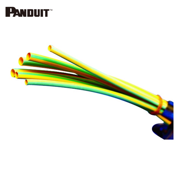 パンドウイット PANDUIT HSTT12-48-Q45 熱収縮チューブ 標準タイプ イエローグリーン 1箱(袋)\u003d25本 (1箱)