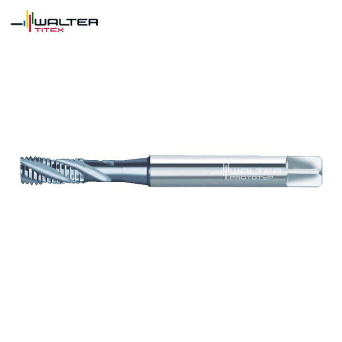 プロトタイプ JC2056306-M24 スパイラルタップ パラデュア INOX メートルねじ用 TICNコート M24 Φ19 (1本)|工具ランド