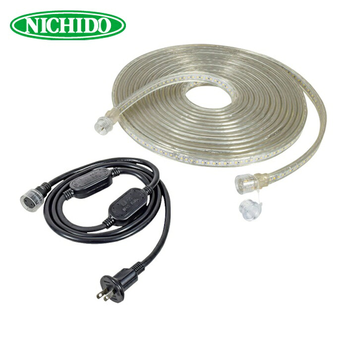 日動製作 NICHIDO LECN-R5天使の都市-W LEDコネクト伝達ルート 両面発しる 5m (1本) DIY・工具-花・ガーデン・DIY