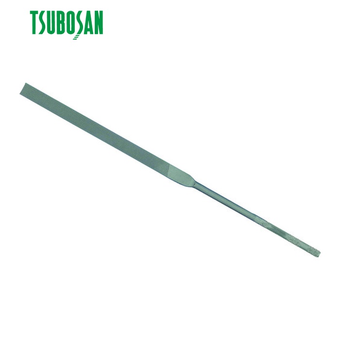 ツボサン TSUBOSAN HI01256T 精密ヤスリ 12本組 平 (1S)