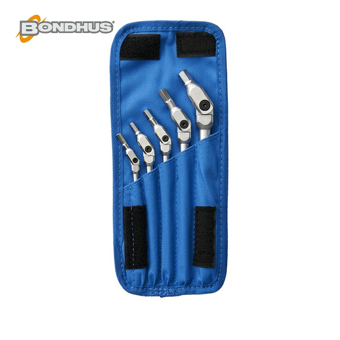 ボンダス BONDHUS HP5-IC-09 HEX PRO ピボットヘッド六角レンチセット No.00009 (1S)