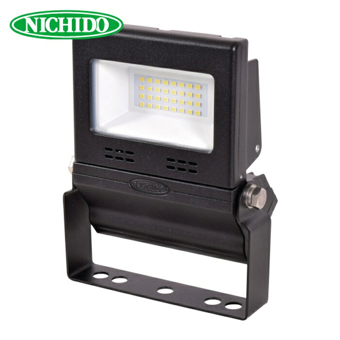 日動工業 NICHIDO LJS-FH10D-BK-50K フラットライト10W 常設用 黒 (1台) 17,539円