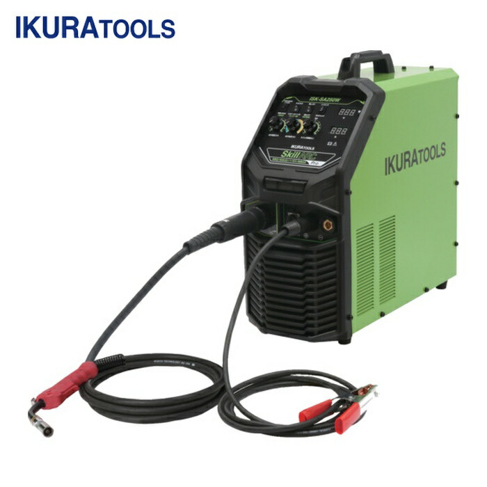育良精機 ISK-SA250W 半自動アーク溶接機 スキルアークプロ ISK-SA250W(40086) (1台)