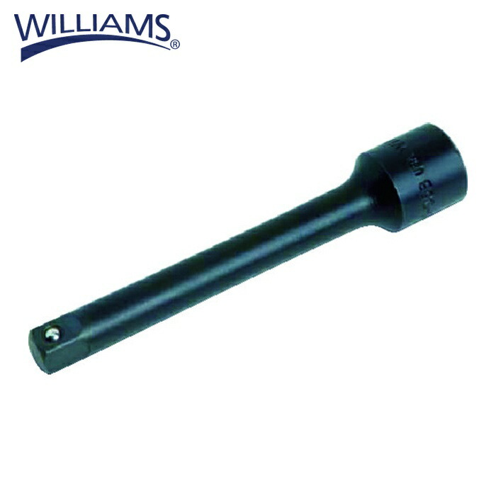 WILLIAMS ウィリアムズ JHWBS-05B エクステンションバー 3/8ドライブ 1/2F×3/8M アダプター インダストリア 差込角凹12.7×凸9.5mm 全長127mm (1個)