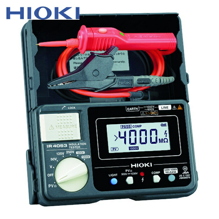 楽天市場】HIOKI 太陽光発電システム用絶縁抵抗計IR4053-11 IR405311 