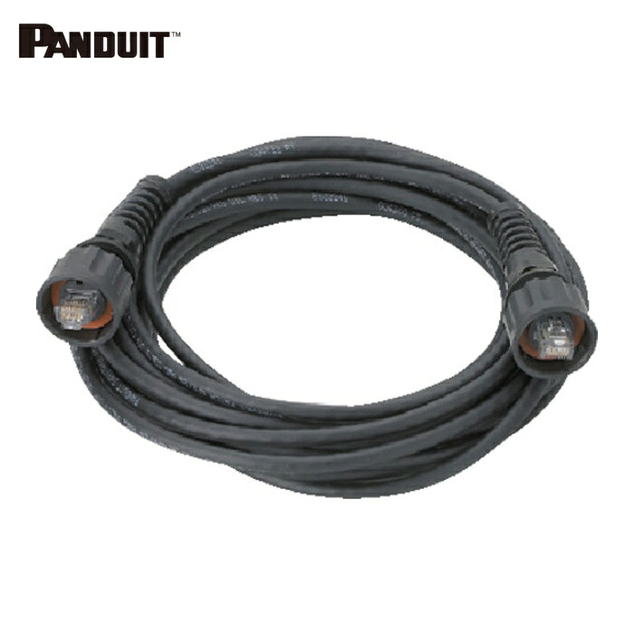 パンドウイット PANDUIT ISTPHCH5MTL CAT5E 高ノイズ対応産業用LANケーブル 緑青 5m (1本)
