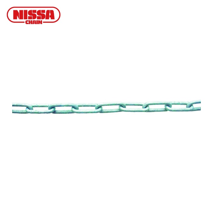 ニッサチェイン IW30-DOBU 鉄ドブメッキ溶接リンクチェイン 3mm×30m (1本)