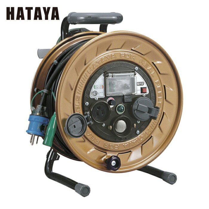 ハタヤ MSB-301KVX メタルセンサーリール 単相100V接地付 30m 接地抵抗可変式 (1台)｜工具ランド