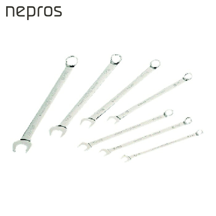 ネプロス nepros NMS2L-15/16 ロングコンビネーションレンチ(in) 二面幅大きさ 15/16in (1本)