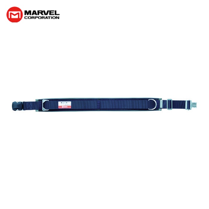 マーベル MARVEL MAT-80BL 細工物位置選定用胴締め(ワンタッチバックル)L大きさ 黒 D環1個・角環1個付 (1本)