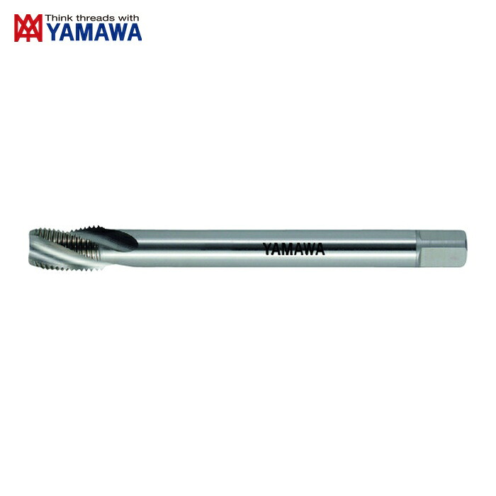 ヤマワ 弥満和 LS-SP-S-NPT-100-1/8-27 ロングシャンクアメリカ管用テーパねじ用スパイラルタップ短ねじ形 LS-SP-S-NPT L100 1/8-27 (1本)
