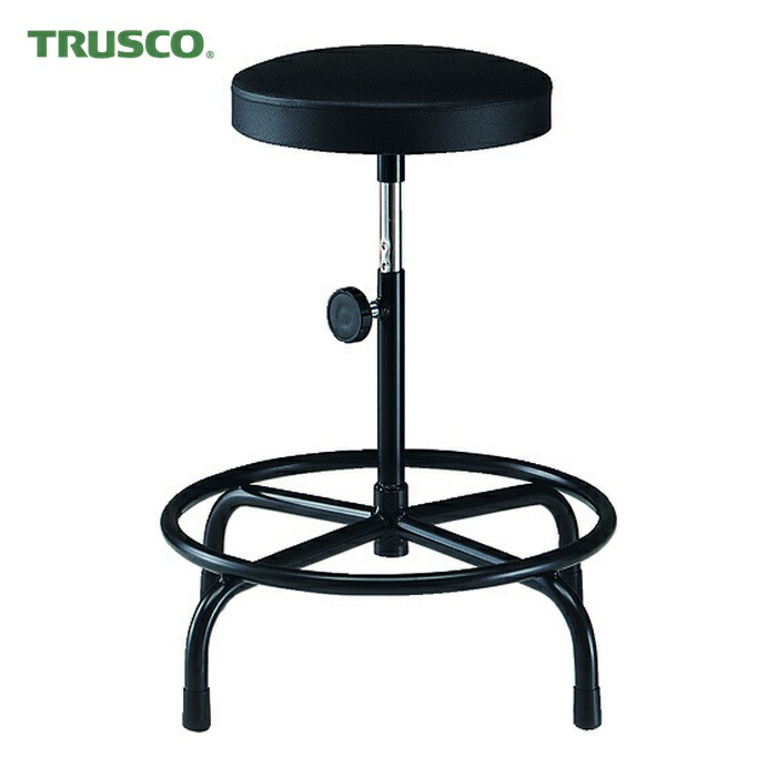トラスコ TRUSCO 御役目用女性議長 Φ315XH500ー640 黒いこと (1脚) NF-25V