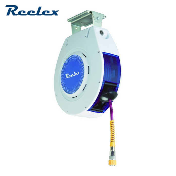 リーレックス Reelex NAR-610WGR 自動小銃一巻き大気圏木管 リーレックス 大気圏S (難燃性導管) (1台) 電動・エア工具用アクセサリー-花・ガーデン・DIY