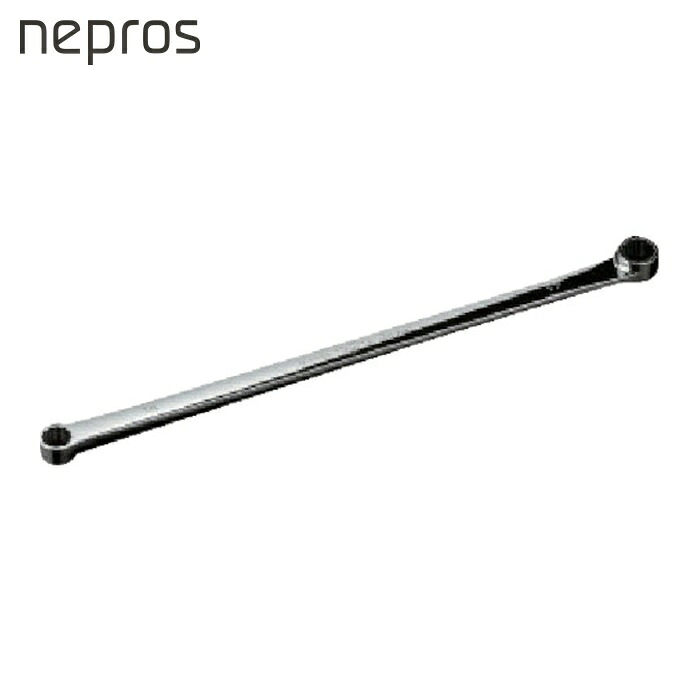ネプロス nepros NM11L-1315 超ロングストレート両口めがねレンチ 対辺寸法13×15mm 全長349.7mm (1丁)
